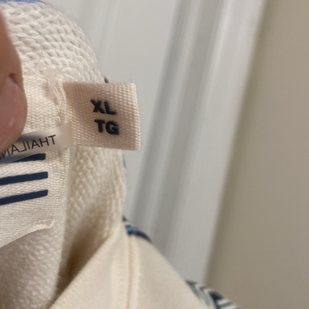 Offwhite Tory Burch sweatshirt with geometric design on sleeves - Picture 4 of 5